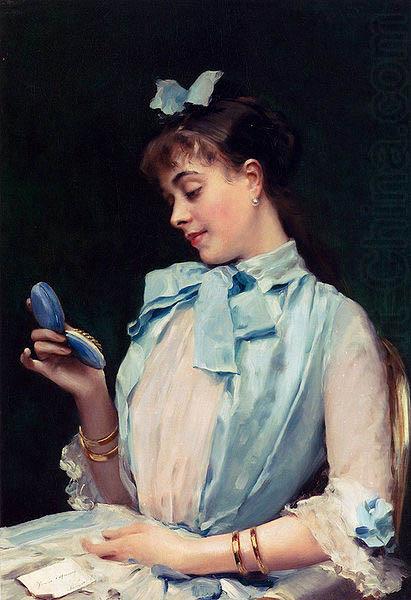 Portrait Of Aline Mason In Blue, Raimundo Madrazo